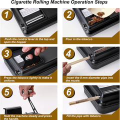 A-03:Cigarette Rolling Machine with Cigarette Case & Cigarette Tubes Lever Design Rolling machine
