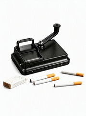 A-01:Cigarette Rolling Machine, Manual Tobacco Rolling Machine Metal Material, 8mm/6.5mm Nozzle Options