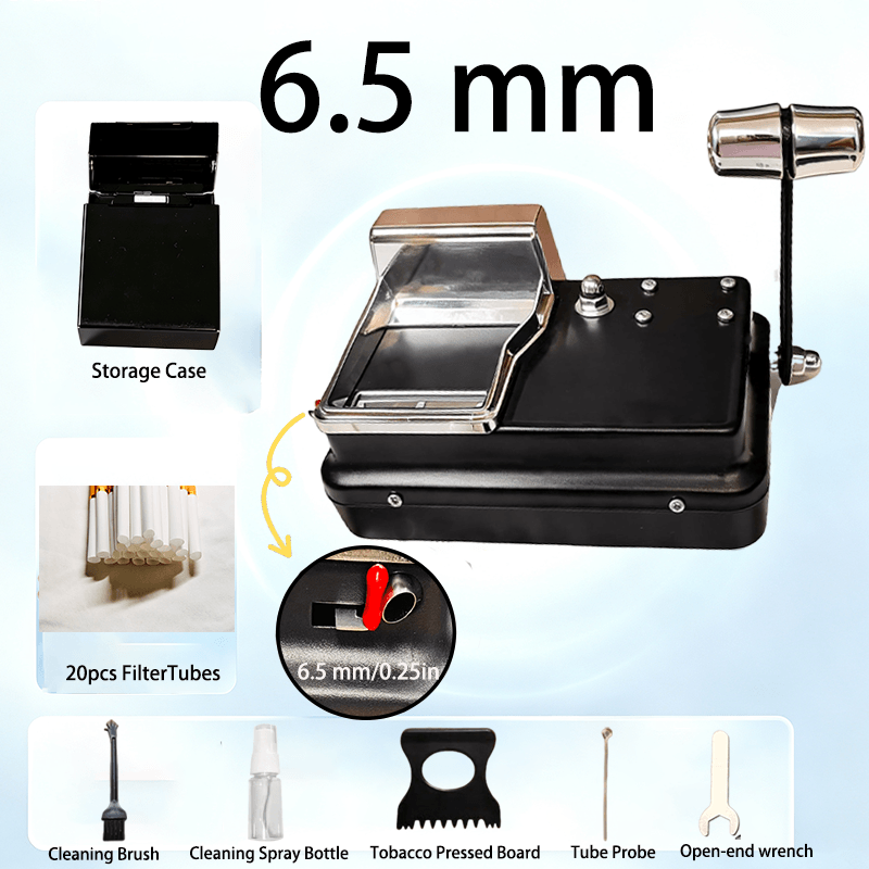 A-03:Cigarette Rolling Machine with Cigarette Case & Cigarette Tubes Lever Design Rolling machine