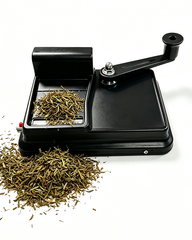 A-02:3rd Gen Upgraded Double Rail Manual Rolling Machine, Widened Handle & Anti-Slip Steel Buckle, Durable Cigarette Maker with 8mm/6.5mm Nozzle Options