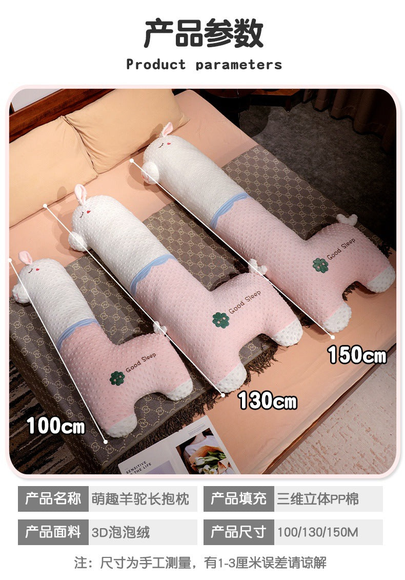Almohadas corporales largas y lindas de peluche: alpaca