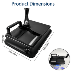 A-01:Cigarette Rolling Machine, Manual Tobacco Rolling Machine Metal Material, 8mm/6.5mm Nozzle Options